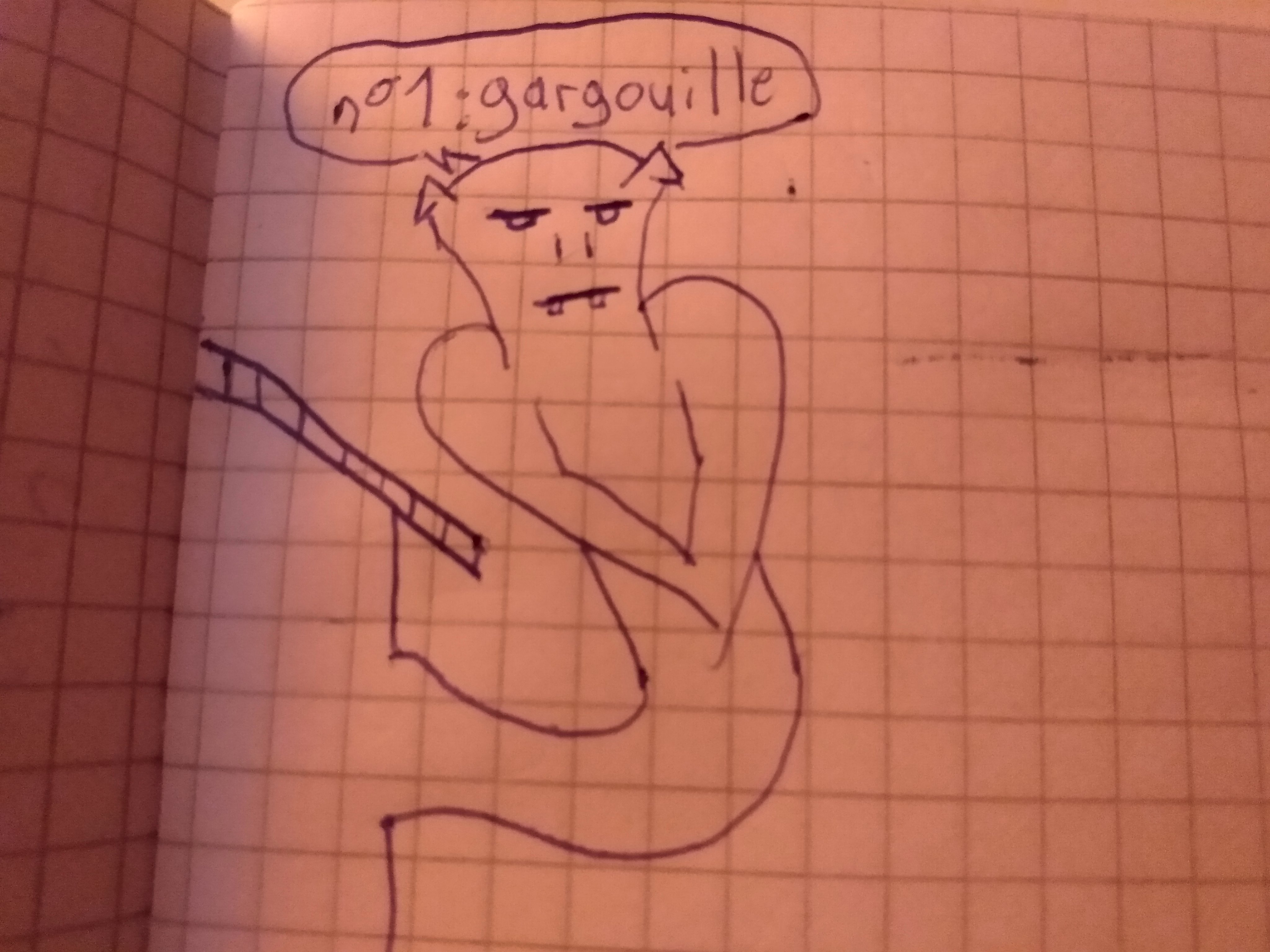 La gargouille qui gargouille !